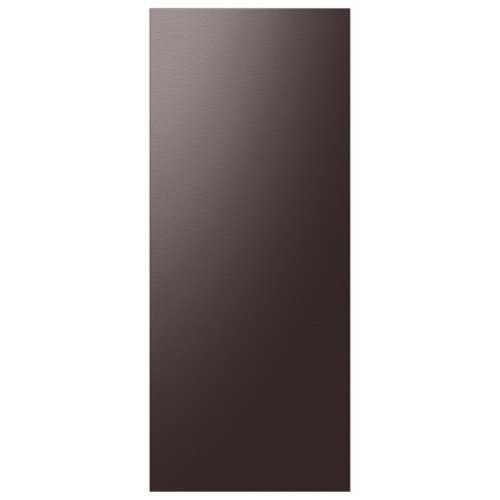 Samsung - Bespoke 3-Door French Door Refrigerator Panel - Top Panel - Tuscan Steel-Front_Standard 