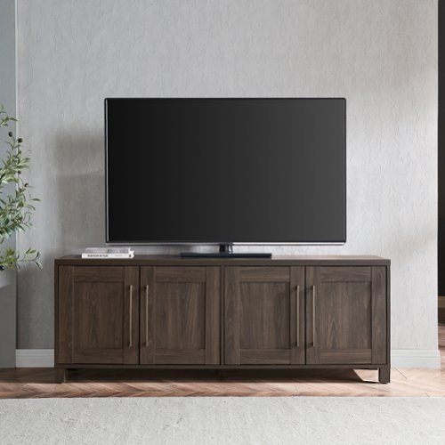 Camden&Wells - Yarmouth TV Stand for Most TVs up to 75" - Coffee Bean-Front_Standard 