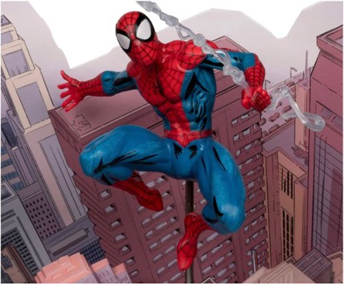 McFarlane Toys Marvel Spider-Man 1:10th Scale Collectible with Scene (The Amazing Spider-Man #1) 8.5 Figure GLOBAL SHIPPING