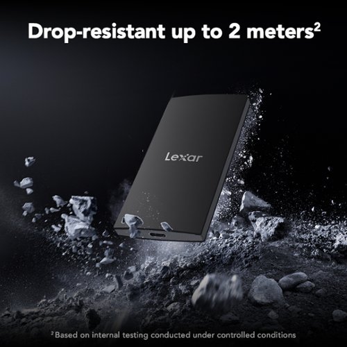 Lexar SL300 Portable SSD, 1TB, USB 3.2 Gen 2 - Black WORLDWIDE DELIVERY