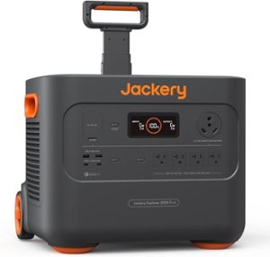 Jackery - Explorer 2000 Plus Portable Power Station (2042 Wh Capacity) - Black