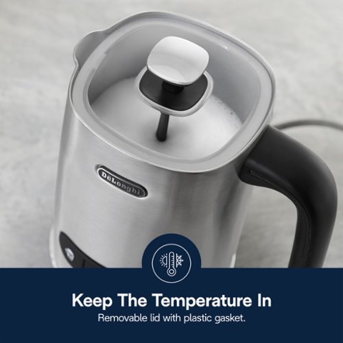 De'Longhi - LatteMix Cold & Hot Frother - Silver