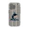 Keyscaper - MLB - Miami Marlins Text Backdrop Clear iPhone Case - 16e - Multicolor-Front_Standard