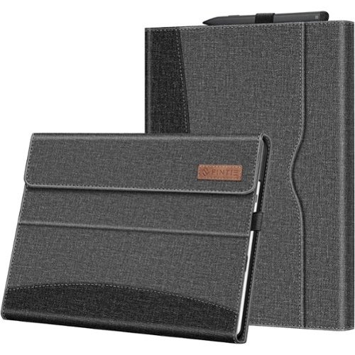 Kitcheniva - Folding Stand Case For Microsoft Surface Pro 11 10 9 13 Inch - Gray-Front_Standard 