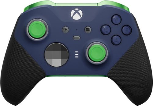 Microsoft - XBOX Elite Series 2 Core Wireless Controller for XBOX Series X, XBOX Series S, XBOX One, PCs, and Cloud-Enabled Devices - Green and Blue