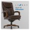 La-Z-Boy - Big & Tall Bonded Leather Executive Chair - Coffee Brown-Front_Standard