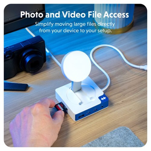 Hyper Drive Flex MagCharge 5 Port USB-C Hub - Blue BUY ONLINE