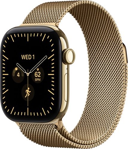 Apple Watch Series 12 (GPS + Cellular) 42mm Titanium Case with Radiant Gold Milanese Loop - Radiant Gold - (2026)
