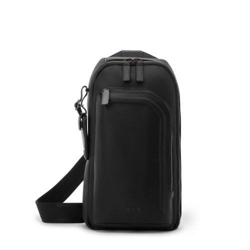 TUMI Harrison Gregory Sling Messenger Bag - Black Bombe INTERNATIONAL SHIPPING