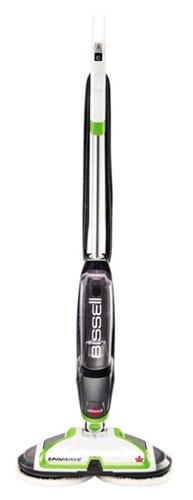 BISSELL - SpinWave Hard Floor Spin Mop - White with ChaCha Lime Accents-Front_Standard 