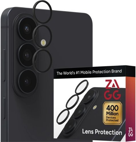 ZAGG - InvisibleShield Glass Elite Anti-Reflective Lens Protector for Samsung Galaxy S26+ - Black