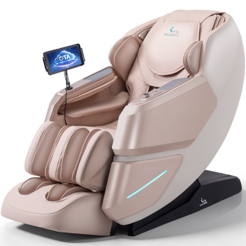 MassaMax - MT339 4D Massage Chair,with OTA Cloud Tech,Body Scan,Auto Extended Footrest ,Heat - Golden-Front_Standard 