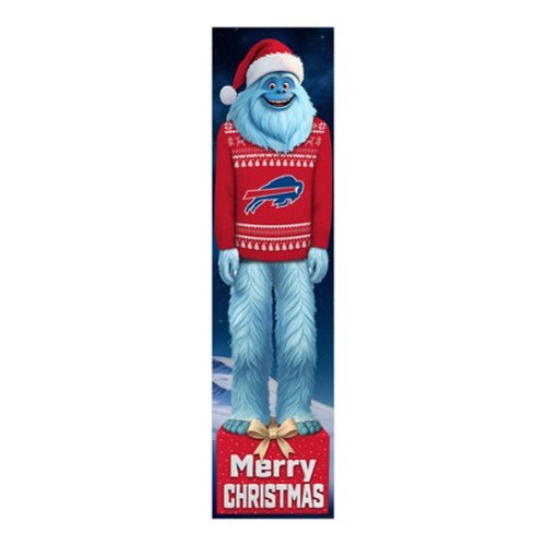 Fan Creations - Buffalo Bills 48" Yeti Christmas Leaner - Multicolor-Front_Standard 