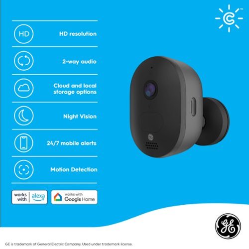 Cync Outdoor Battery Smart Camera - Black WORLDWIDE DELIVERY
