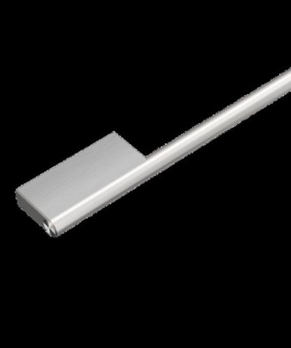 Fisher & Paykel - Contemporary Brushed Black Handle, 24" - Brushed Silver