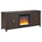 Camden&Wells - Juniper Crystal Fireplace TV Stand for Most TVs up to 65" - Alder Brown-Angle_Standard