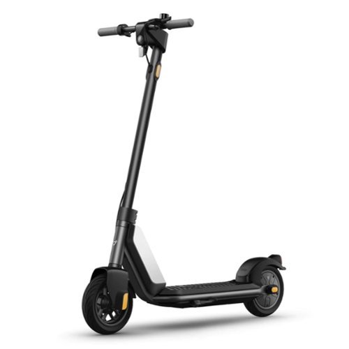 NIU - KQi1 Sport Electric Scooter w/ 15.5 mi Max Operating Range & 15.5 mph Max Speed - Black