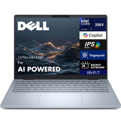 Dell 14 Plus DB14250 Laptop 14.0 WQXGA (Intel Ultra 7 256V, 16GB