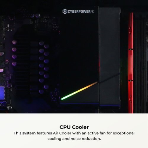 CyberPowerPC Gaming Desktop AMD Ryzen 5 9500F 2025 NVIDIA GeForce