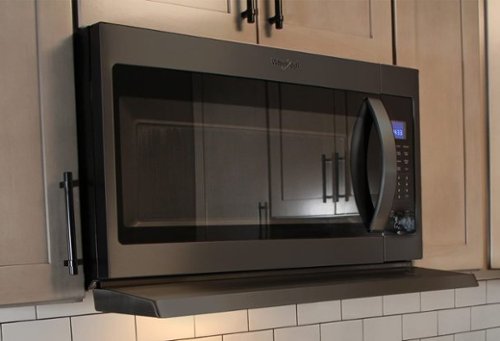 Microvisor - Removable Extension Hood - Black Stainless Steel-Front_Standard 