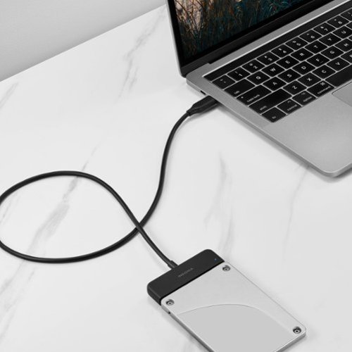 Insignia™ SATA to USB-C Adapter for 2.5” SATA Drives - Black WORLDWIDE DELIVERY