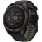 Garmin - fēnix 8 Solar Sapphire GPS Smartwatch 47mm Fiber-reinforced polymer - Carbon Gray DLC Titanium - (2024)-Front_Standard