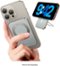 TORRAS - Ostand Magnetic Power Bank 5000mAh with 360° Rotatable Stand - Titanium Gray-Front_Standard 