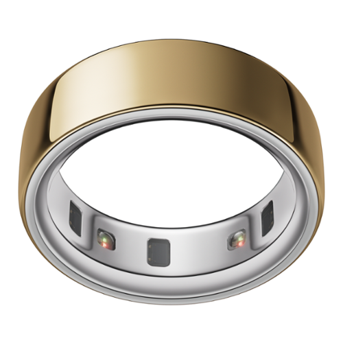 Oura Ring 4 - Smart Ring - Size Before You Buy with Oura Ring 4 Sizing Kit - Size 6 - Gold