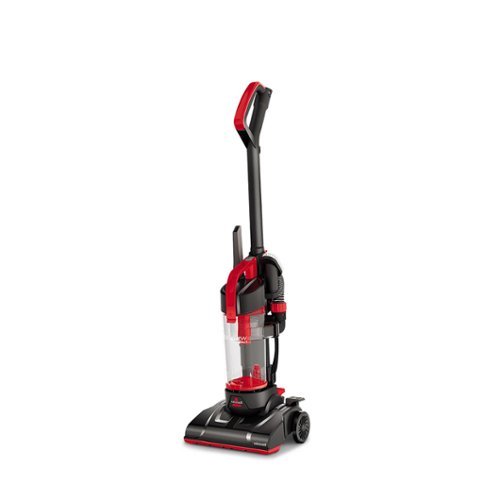 BISSELL - CleanView Compact Upright Vacuum - Black/Red-Front_Standard 