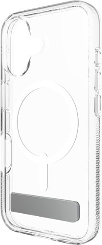 ZAGG Crystal Palace Snap MagSafe Compatible Case w/ Kickstand for Apple iPhone 16 - Clear SHOP ONLINE