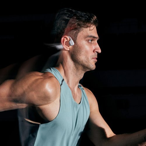 Shokz OpenRun Pro 2 Mini Wireless Bone Conduction Open-Ear Bluetooth Sports Headphones - Silver WORLDWIDE DELIVERY