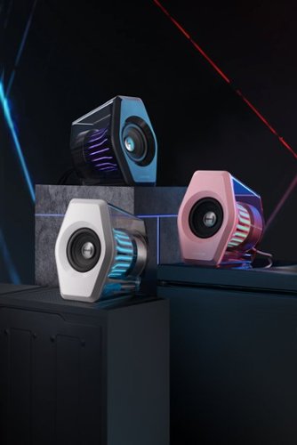 Edifier G2000 Pro 2.0 Bluetooth Gaming Speakers with RGB Lighting (2-Piece) - White BUY IN UAE