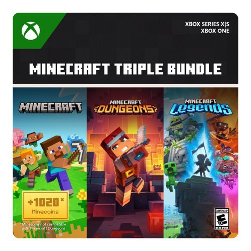 Minecraft Triple Bundle Standard Edition - Xbox Series X, Xbox Series S, Xbox One [Digital]-Front_Standard 