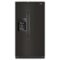 Whirlpool - 21 Cu. Ft. Side-by-Side Counter-Depth Refrigerator with In-Door Ice & Water - Black Stainless Steel-Front_Standard
