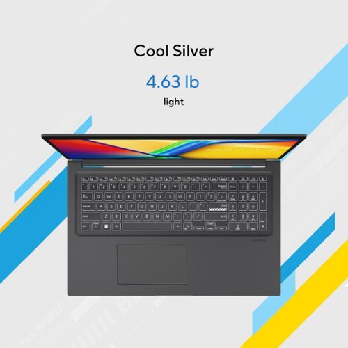 ASUS Vivobook 17 17.3 FHD Laptop - Intel Core i7-1355U with 16GB RAM - 1TB SSD - Cool Silver WORLDWIDE DELIVERY