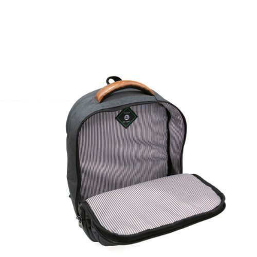 PKG Robson 12L Recycled Crossbody Bag for 14 Laptop - Dark Grey/Tan BUY ONLINE