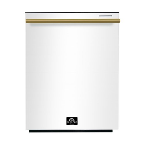 Forno Appliances - Pozzo 24" Top Control Built-In Stainless Steel Tub Dishwasher with 3rd Rack and 49dBA - White