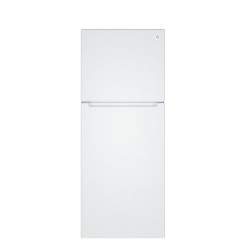 GE - 24 in. Wide 11.9 Cu. Ft. Energy Star Top-Freezer Refrigerator - White