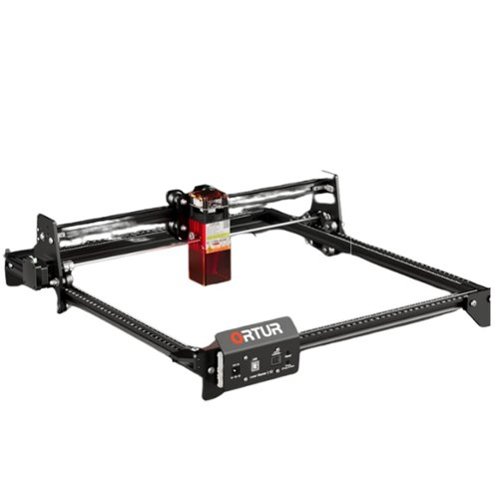 Ortur - Laser Master 2 S2 LF, 5500mW Engraver & Cutter, 0.17x0.25mm Fixed-Focus Laser - Black-Front_Standard 