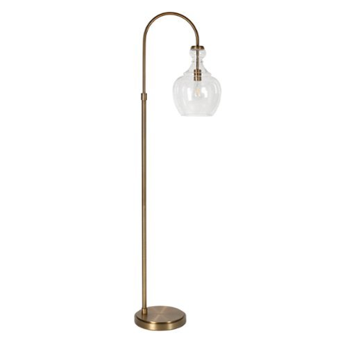 Camden&Wells - Verona Floor Lamp - Brass-Front_Standard 