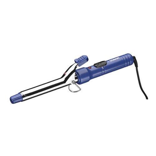 Conair - Supreme Spiral Curls 2 Heat Settings 3/4 Inch Curling Iron in Blue-Front_Standard 