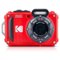 Kodak - PIXPRO WPZ2 Rugged Waterproof Digital Camera 16MP 4X Optical Zoom 2.7" LCD Full HD Video - Red-Front_Standard