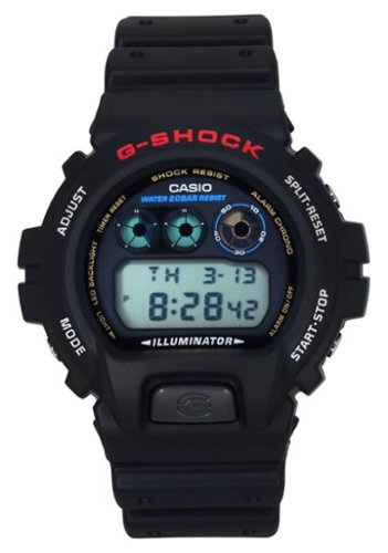 Casio G Shock Digital Resin Strap Quartz DW 6900U 1 200M Men's