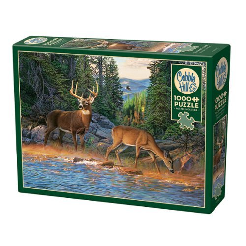 Outset Media - Outset Media: Cobble Hill 1000 Piece Puzzle: The River's Edge - High Quality Jigsaw