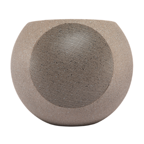 Victrola - Zen Outdoor Bluetooth Solar Speaker - Stone