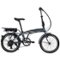 Huffy - Oslo Folding E-Bike w/ 25 mi max Operating Range & 20 mph max Speed - Charcoal-Front_Standard