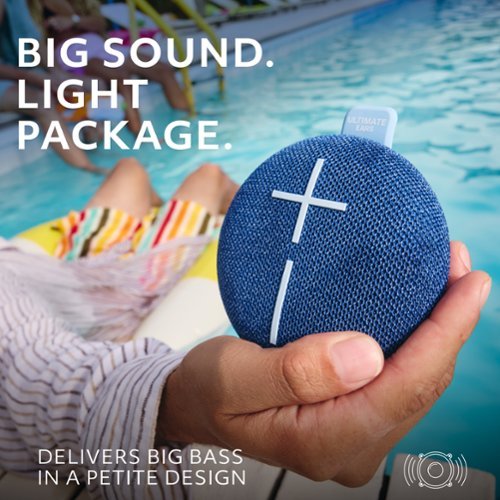 Ultimate Ears MINIROLL Ultra-Portable Waterproof Bluetooth Speaker with 131 ft Range - Majestic Blue WHERE TO BUY