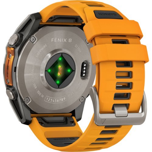 Garmin fēnix 8 AMOLED Sapphire GPS Smartwatch 51mm Fiber-reinforced polymer - Titanium SHOP ONLINE