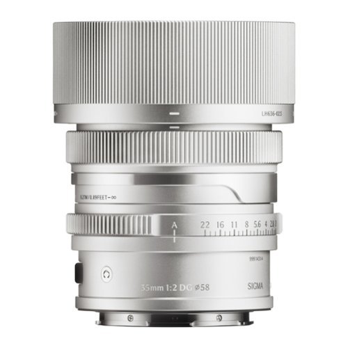 Sigma 35mm F2 DG Silver Contemporary Lens for L Mount Silver