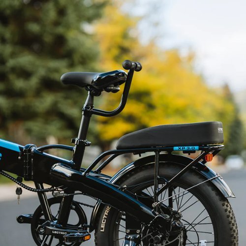 Lectric eBikes Passenger Package (Seat, Handlebar & Foot Pegs) Compatible with XP 3.0 eBikes & XP Step-Thru 3.0 eBikes - Black BUY IN EUROPE